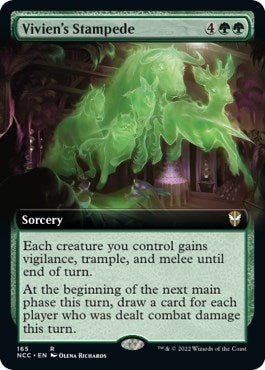 Vivien’s Stampede (Extended Art) (165) [NCC] - MTG Single