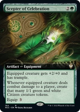 Scepter of Celebration (Extended Art) (164) [NCC] - MTG Single