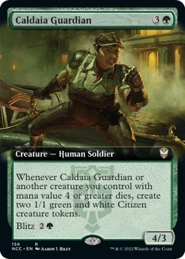 Caldaia Guardian (Extended Art) (156) [NCC] - MTG Single