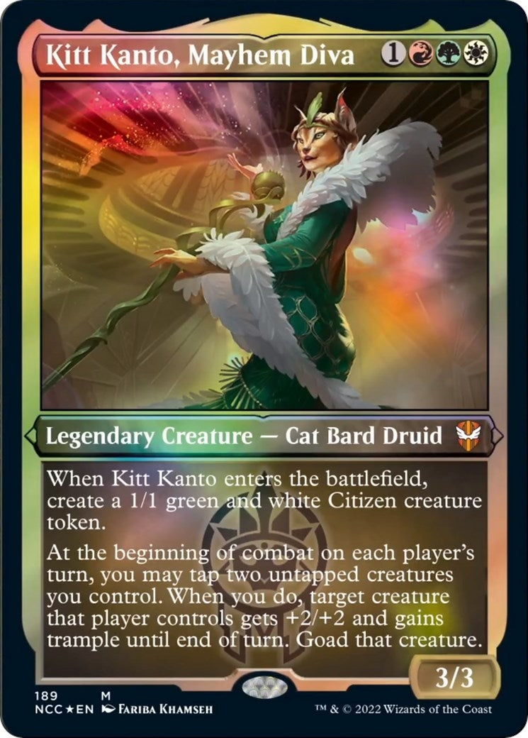 Kitt Kanto Mayhem Diva (Display Commander) - Thick Stock (189) [NCC] - MTG Single