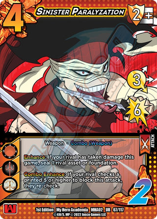 Sinister Paralyzation (67) [MHA2] - UniVersus Single