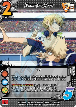 Evade And Copy (99) [MHA2] - UniVersus Single