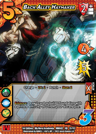 Back Alley Haymaker (XR) (11) [MHA2] - UniVersus Single