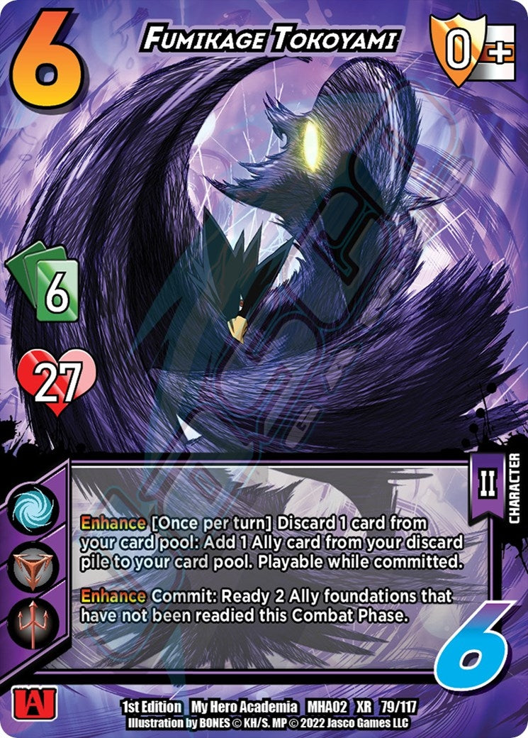 Fumikage Tokoyami (XR) (79) [MHA2] - UniVersus Single