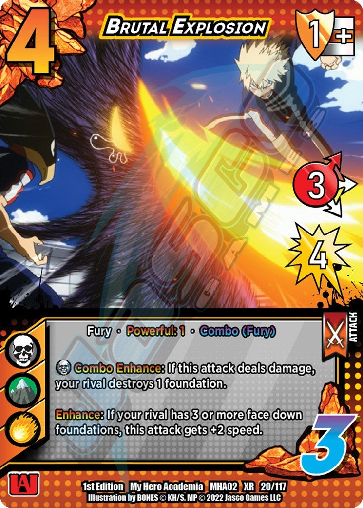 Brutal Explosion (XR) (20) [MHA2] - UniVersus Single