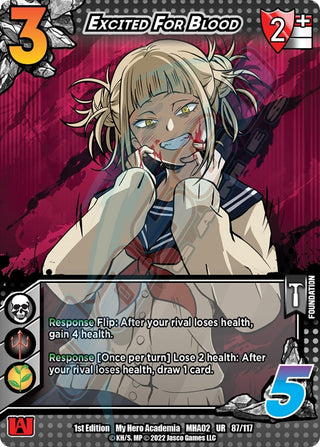 Excited For Blood (87) [MHA2] - UniVersus Single