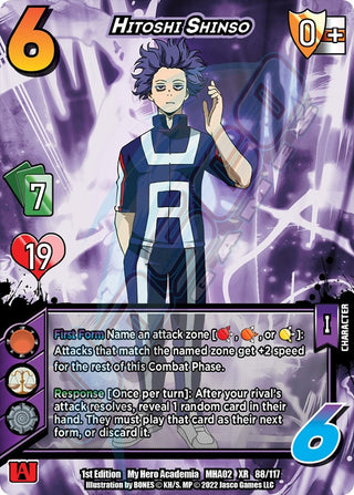 Hitoshi Shinso (XR) (88) [MHA2] - UniVersus Single