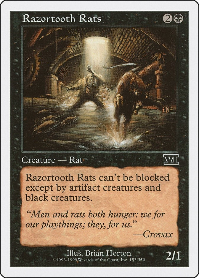 Razortooth Rats (153) [6ED] - MTG Single