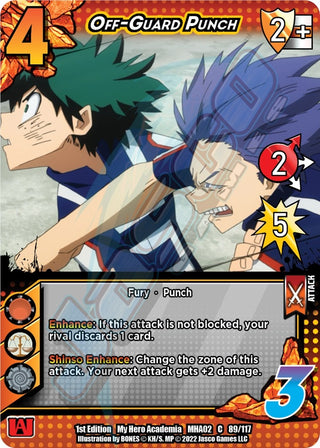 Off-Guard Punch (89) [MHA2] - UniVersus Single