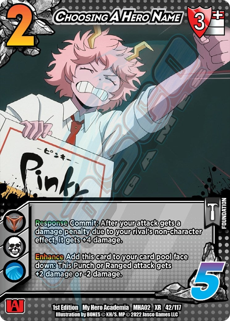 Choosing A Hero Name (XR) (42) [MHA2] - UniVersus Single