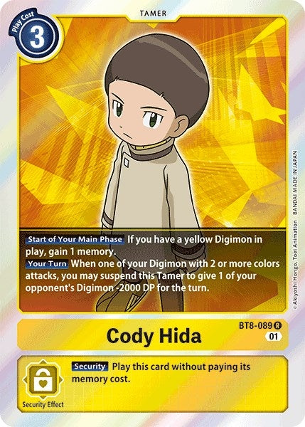 Cody Hida (8089) [BT08] - Digimon Card Game Single