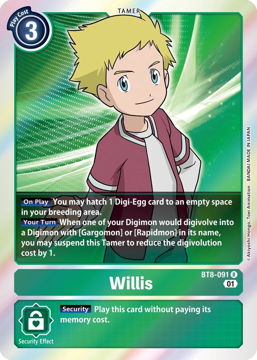 Willis (8091) [BT08] - Digimon Card Game Single