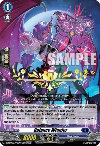 Balance Wiggler (Hot Stamped) (2022012022) [EVENT] - Cardfight Vanguard Single