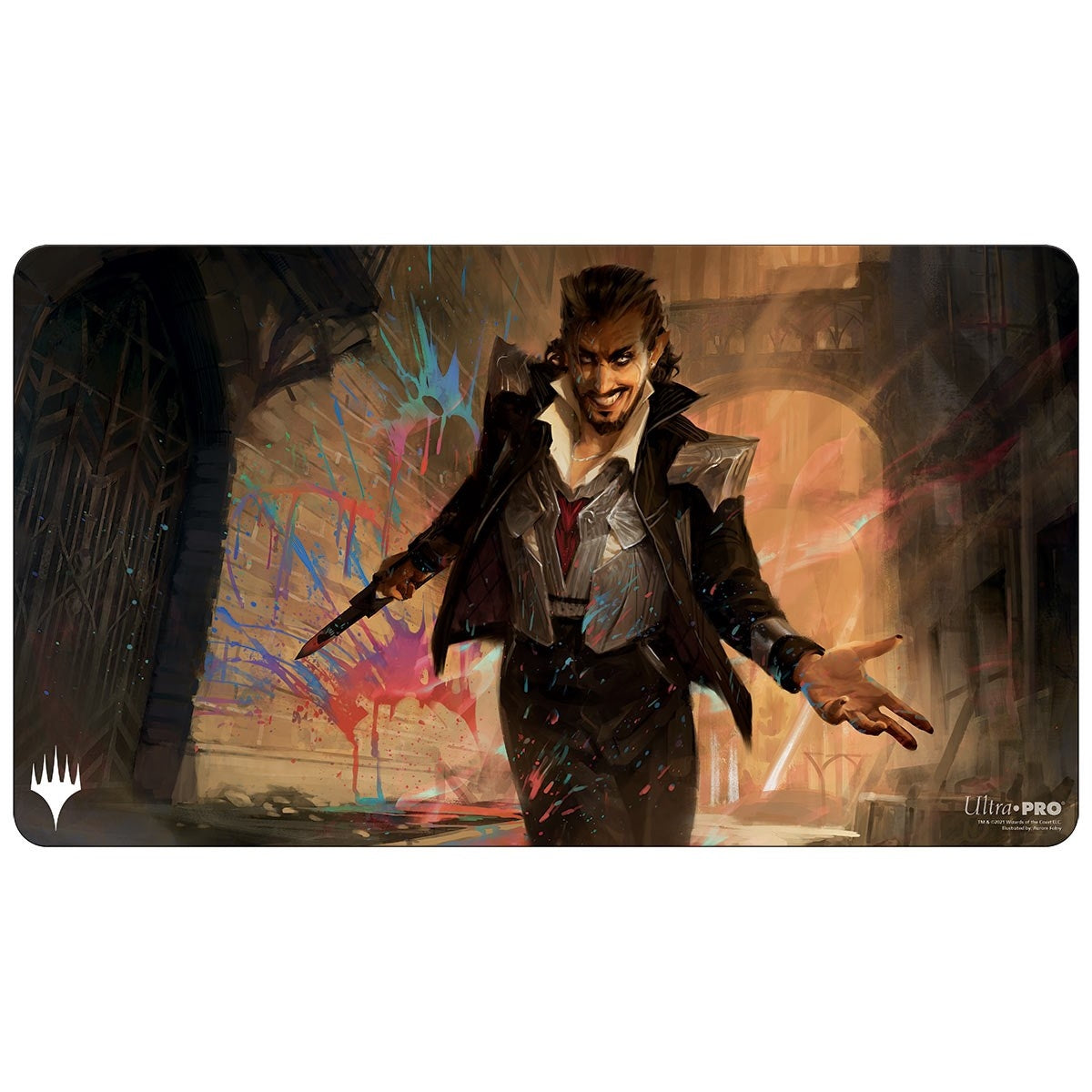 Commander Streets of New Capenna Playmat Anhelo the Painter (B) for Magic: The Gathering - Playmats Sealed