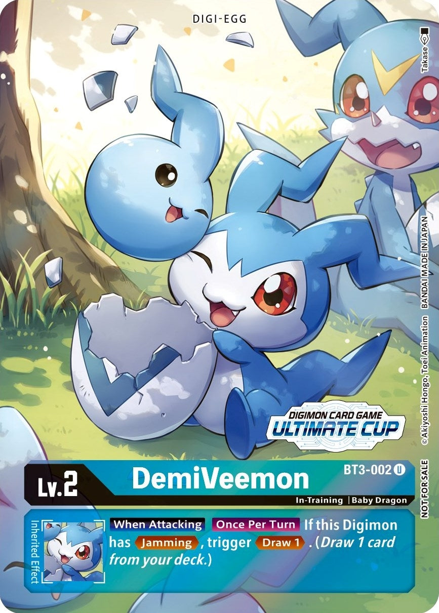 DemiVeemon - BT3-002 (Ultimate Cup 2022) (3002) [BT01-03] - Digimon Card Game Single