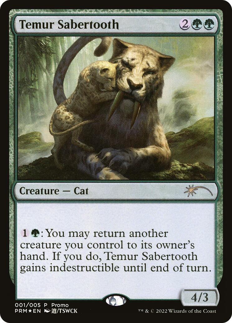 Temur Sabertooth (1) [UMP] - MTG Single