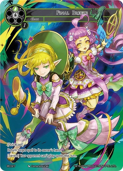 Final Breeze (WL027) (27) [PRO] - Force of Will Single