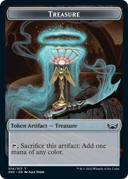 Treasure (014) // Citizen Double-sided Token (0) [SNC] - MTG Single