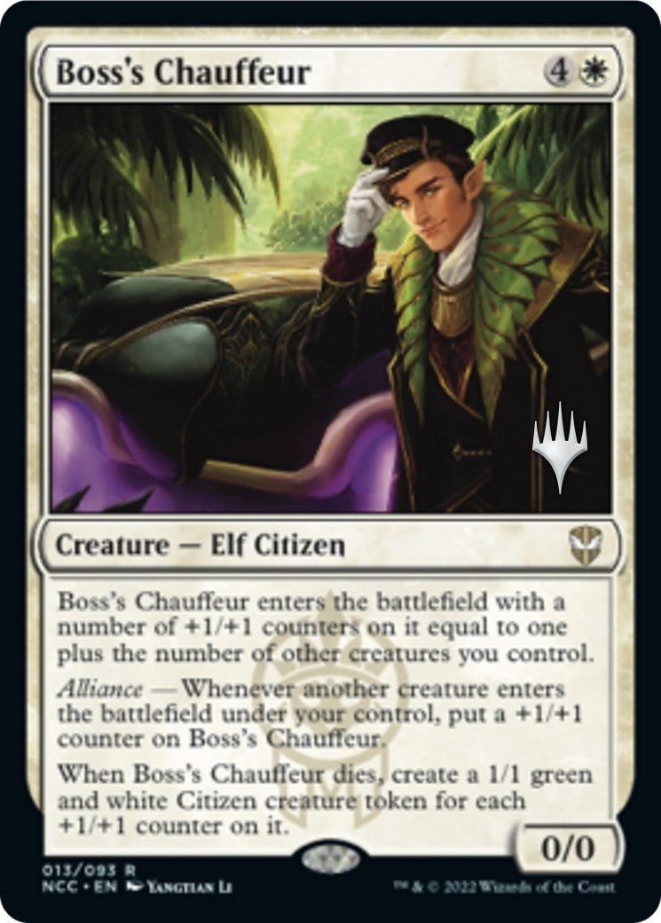 Boss’s Chauffeur (13) [PPSNC] - MTG Single