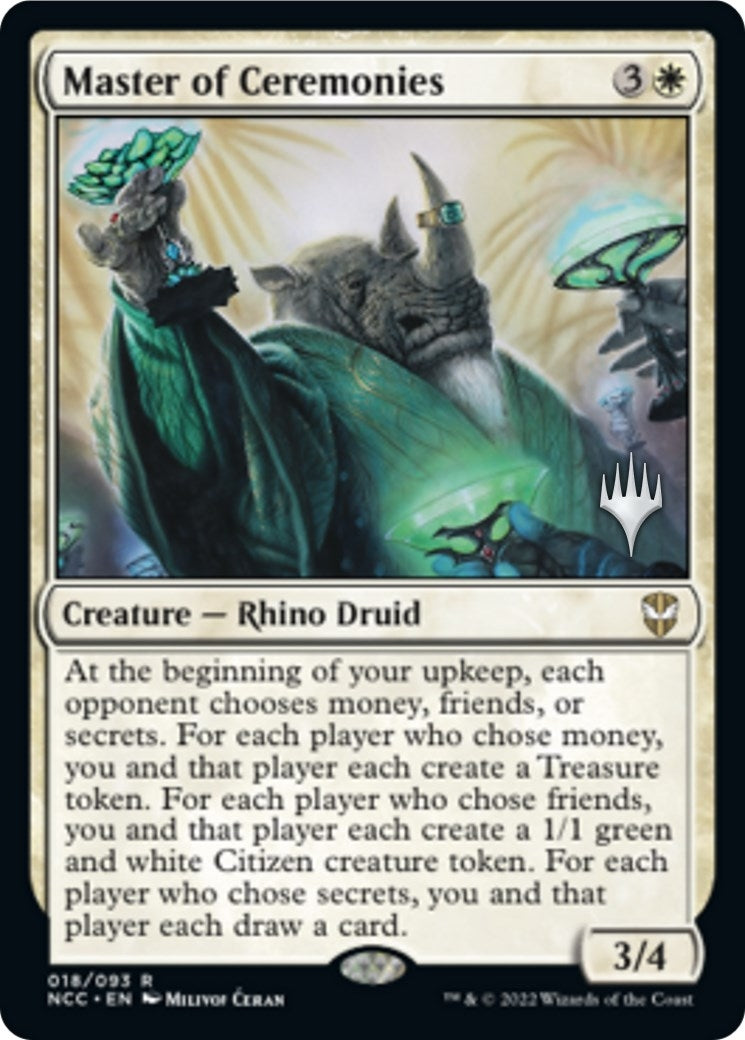 Master of Ceremonies (18) [PPSNC] - MTG Single
