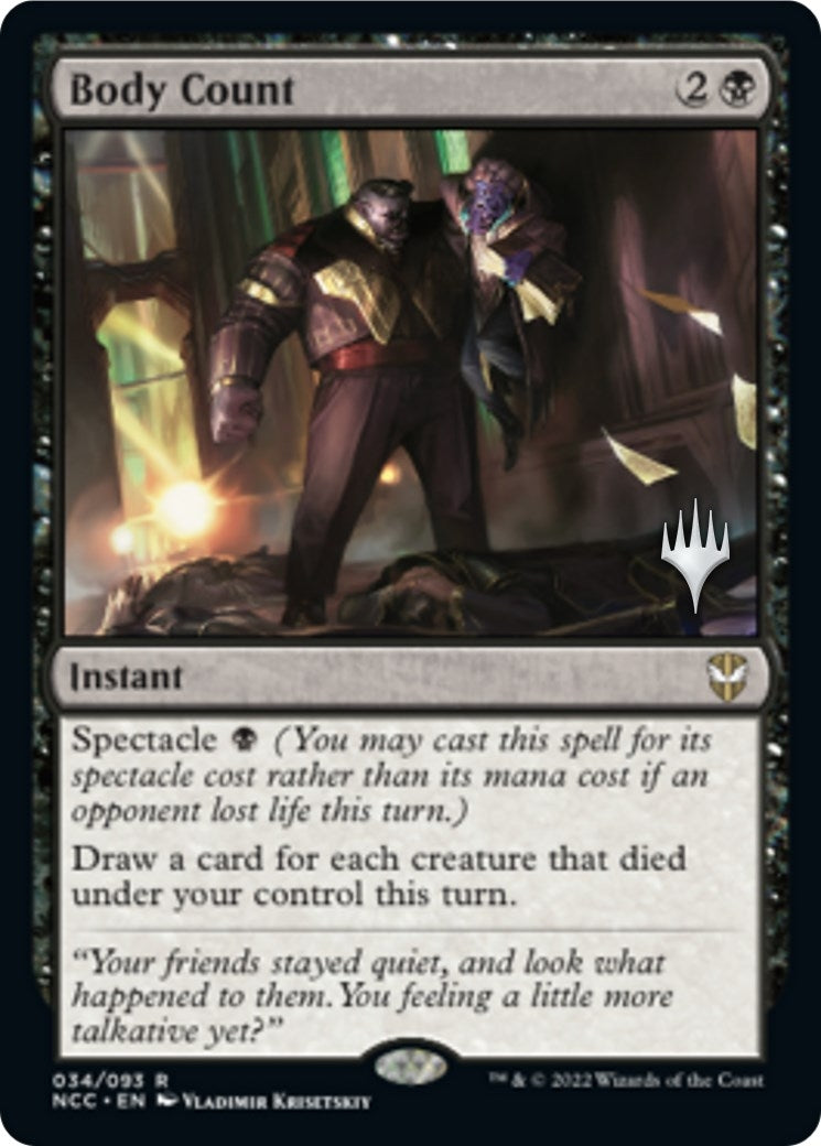 Body Count (34) [PPSNC] - MTG Single