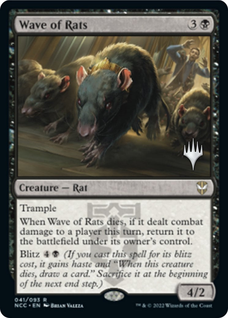 Wave of Rats (41) [PPSNC] - MTG Single