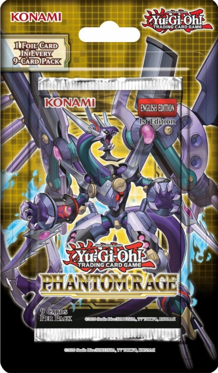 Phantom Rage Blister Pack [1st Edition] (PHRA) - YuGiOh Sealed