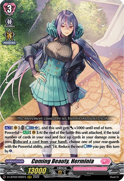 Coming Beauty Herminia (2002) [D-LBT02] - Cardfight Vanguard Single