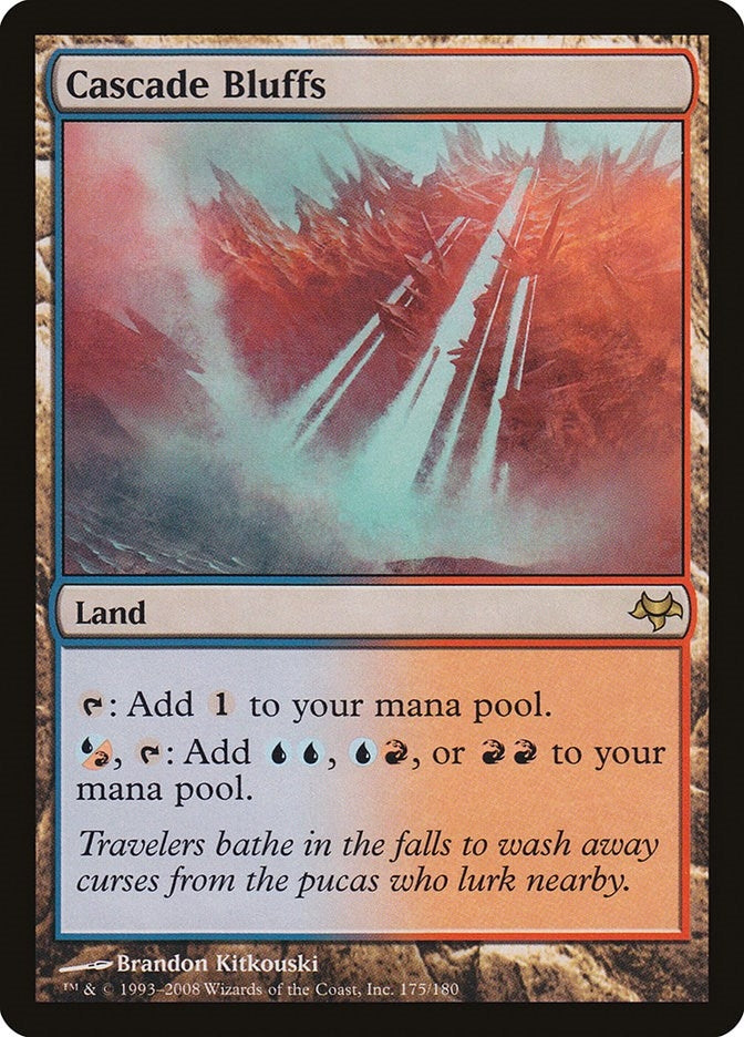 Cascade Bluffs (175) [EVE] - MTG Single