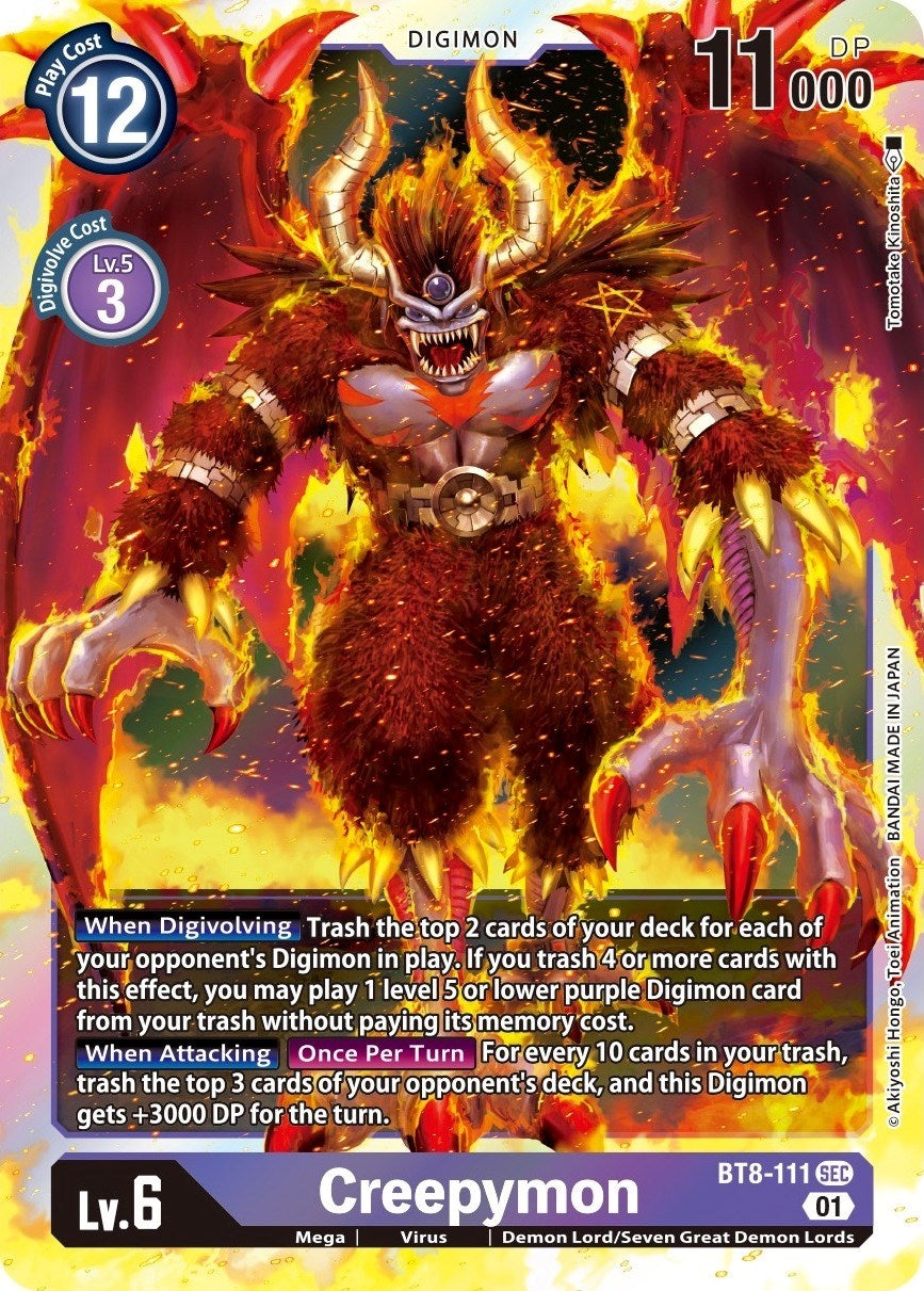 Creepymon (8111) [BT08] - Digimon Card Game Single
