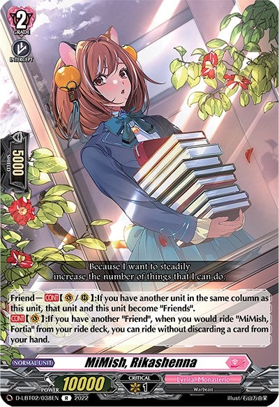 MiMish Rikashenna (2038) [D-LBT02] - Cardfight Vanguard Single
