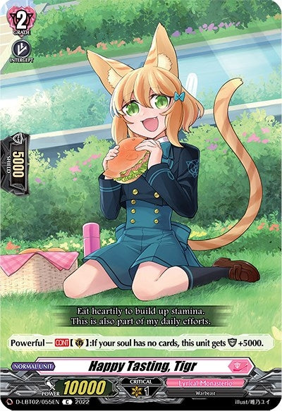 Happy Tasting Tigr (2055) [D-LBT02] - Cardfight Vanguard Single