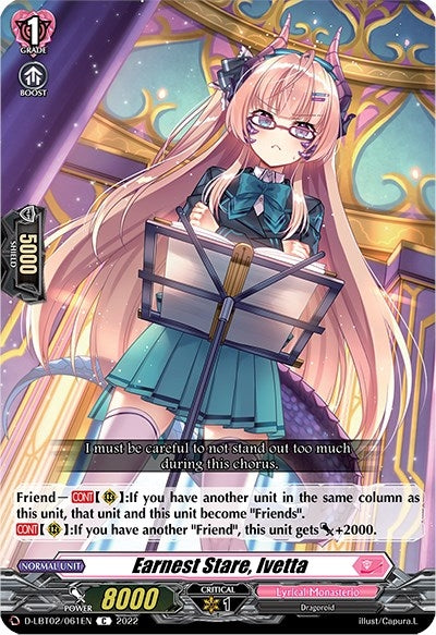 Earnest Stare Ivetta (2061) [D-LBT02] - Cardfight Vanguard Single