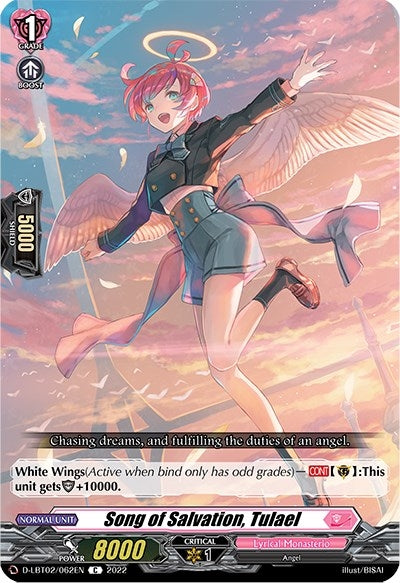 Song of Salvation Tulael (2062) [D-LBT02] - Cardfight Vanguard Single