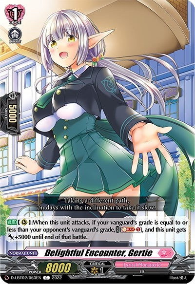 Delightful Encounter Gertie (2063) [D-LBT02] - Cardfight Vanguard Single