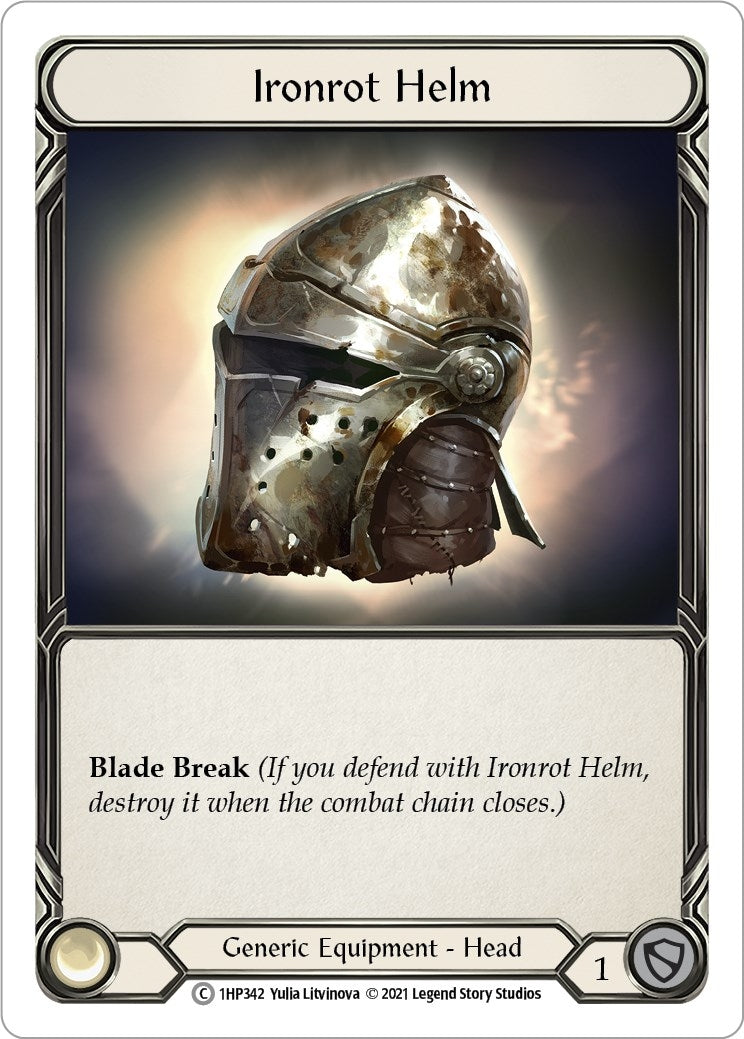 Ironrot Helm (1) [1HP] - Flesh and Blood TCG Single