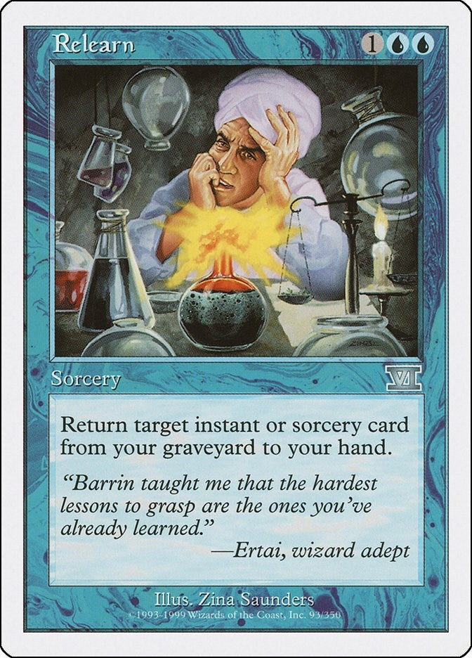 Relearn (93) [6ED] - MTG Single