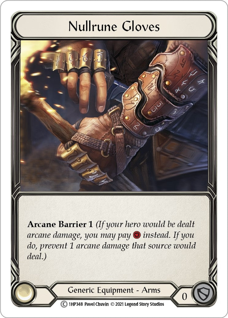 Nullrune Gloves (1) [1HP] - Flesh and Blood TCG Single
