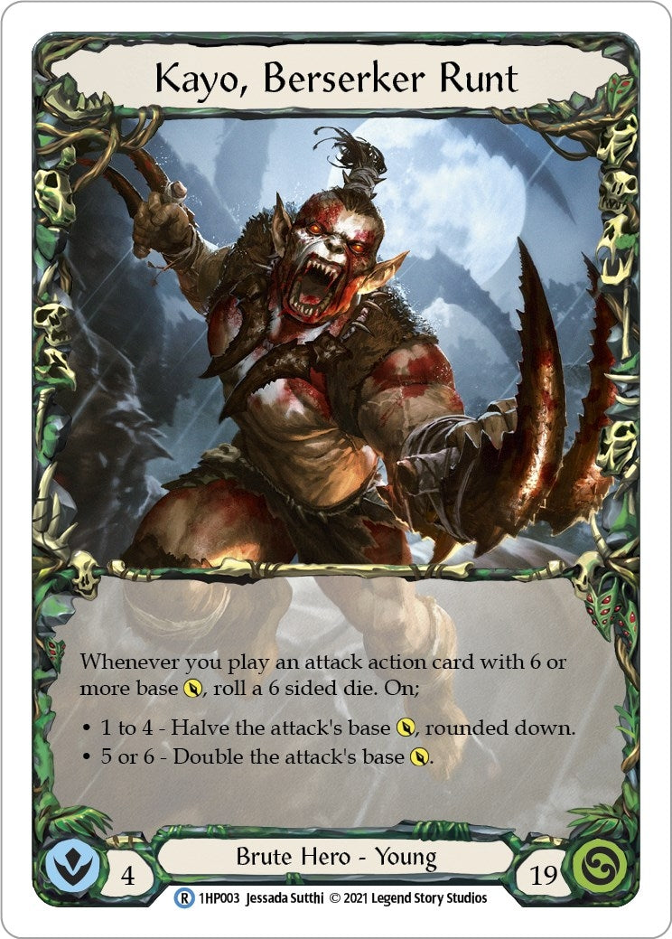 Kayo Berserker Runt (1) [1HP] - Flesh and Blood TCG Single