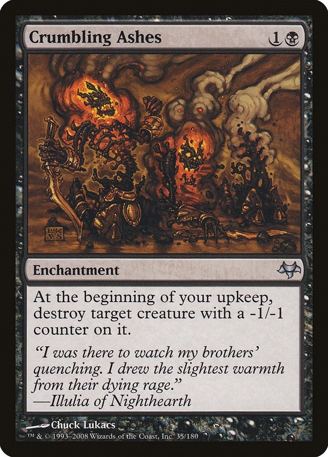 Crumbling Ashes (35) [EVE] - MTG Single