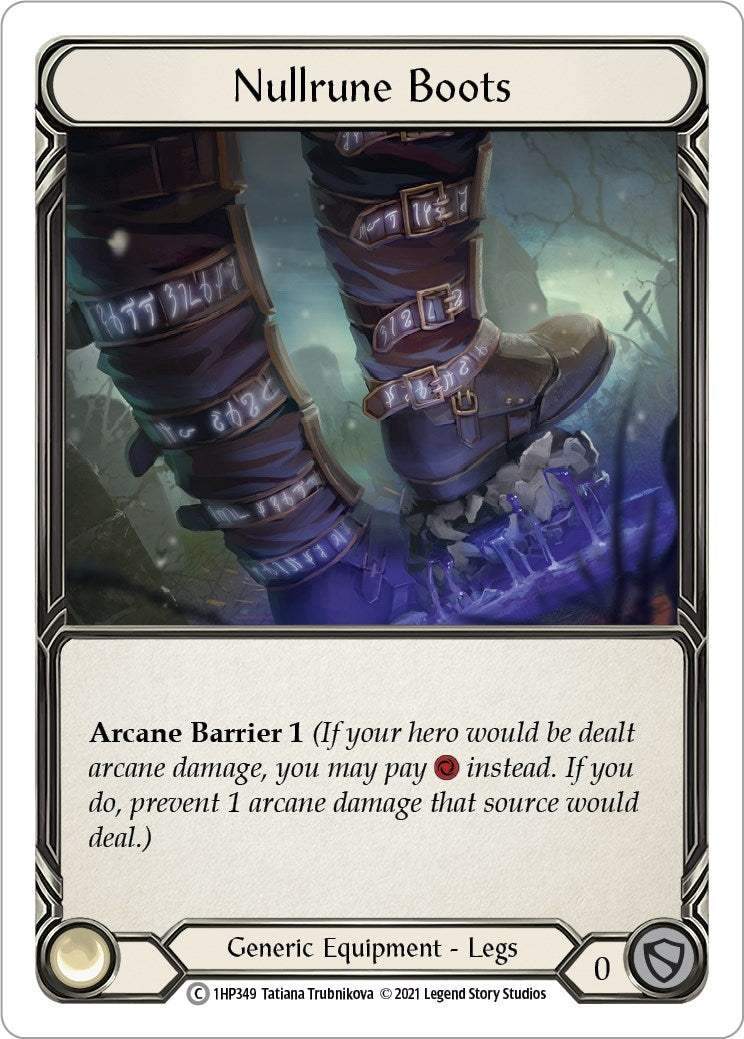 Nullrune Boots (1) [1HP] - Flesh and Blood TCG Single