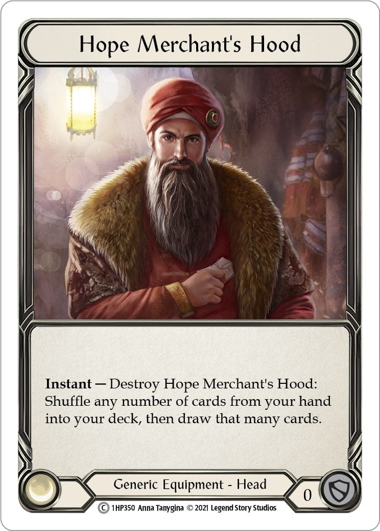 Hope Merchant’s Hood (1) [1HP] - Flesh and Blood TCG Single