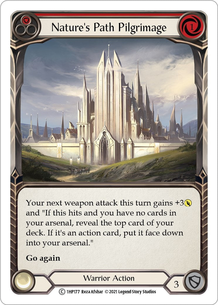 Nature’s Path Pilgrimage (Red) (1) [1HP] - Flesh and Blood TCG Single