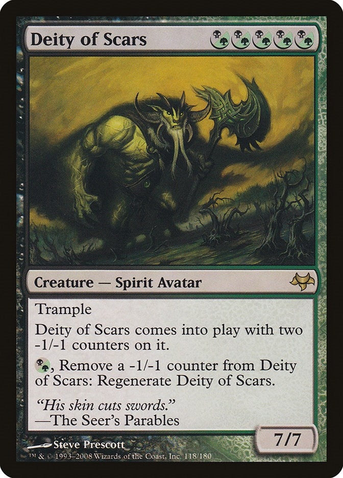 Deity of Scars (118) [EVE] - MTG Single