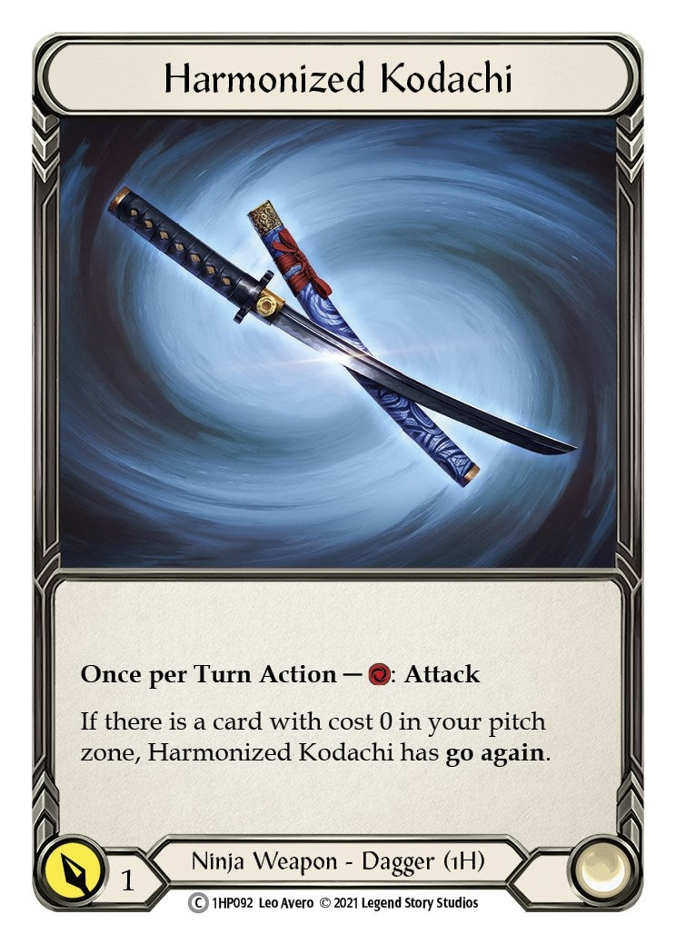 Harmonized Kodachi (1HP092) (1) [1HP] - Flesh and Blood TCG Single