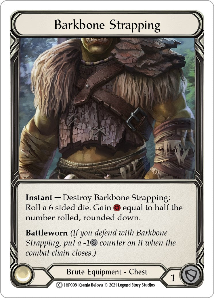 Barkbone Strapping (1) [1HP] - Flesh and Blood TCG Single