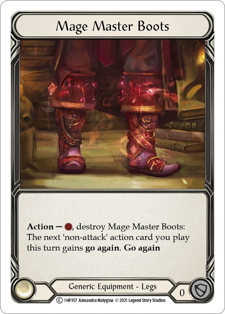 Image for Mage Master Boots (1HP357) - Flesh and Blood TCG