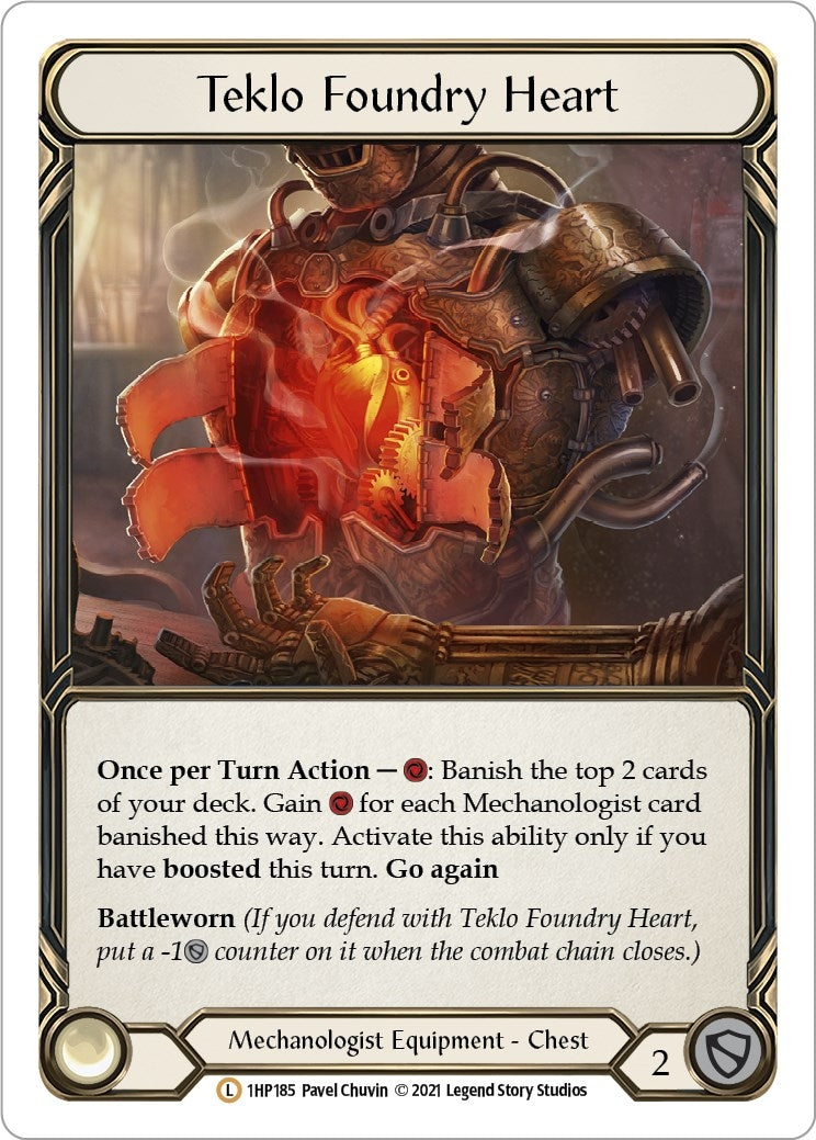 Teklo Foundry Heart (1) [1HP] - Flesh and Blood TCG Single