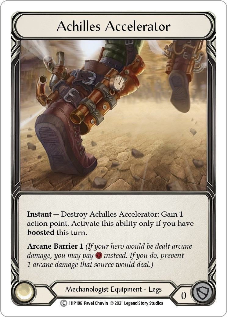 Achilles Accelerator (1) [1HP] - Flesh and Blood TCG Single