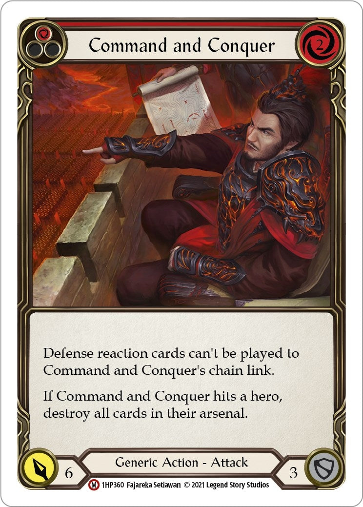 Command and Conquer (1) [1HP] - Flesh and Blood TCG Single